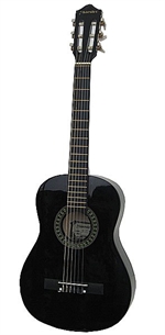 Maestro spansk guitar - 30" model C6 - sort